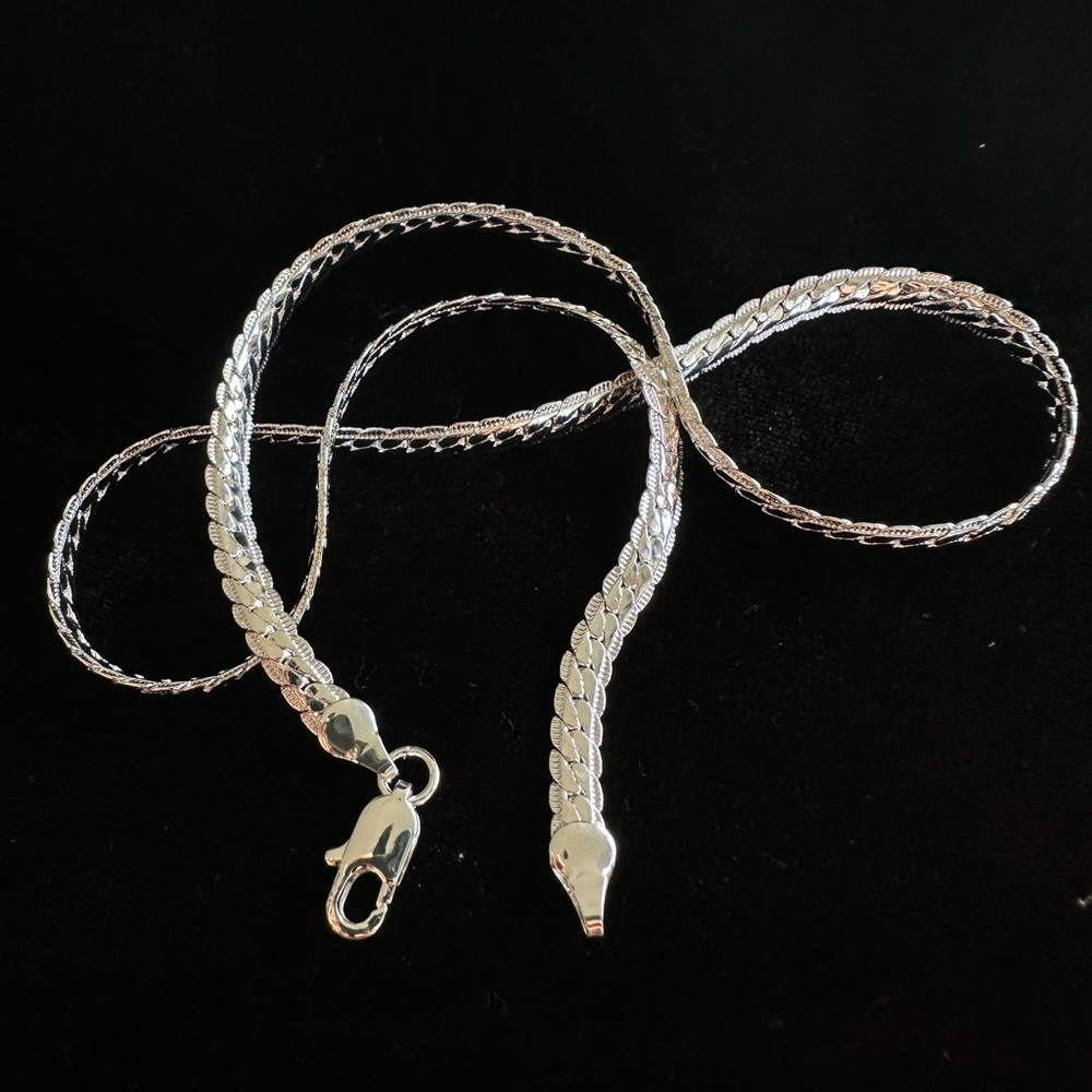 925 STERLING SILVER 6mm NECKLACE